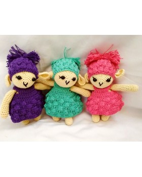  Amigurumi Soft Toy- Handmade Crochet- Sheep Doll